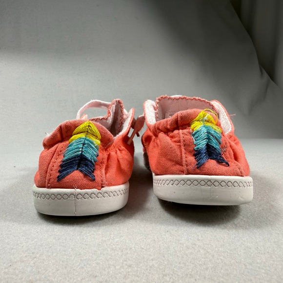 Time and Tru Boho Fringe Tassel Sneakers Womens 8 Slip Pink Canvas Boho Festival - Picture 2 of 14